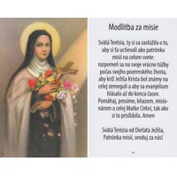 Obrázok lam. s modlitbou