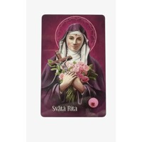 Kartička s relikviou - svätá Rita