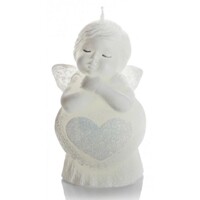 Sviečka anjela so srdcom