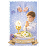 Obrázok lam. Pane, zostaň v mojom srdci - modrý