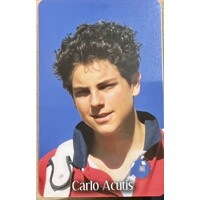 Kartička s relikviou - sv.CARLO ACUTIS