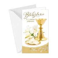 Pozdrav s textom – 1. sväté prijímanie