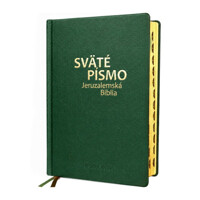 Sväté písmo - Jeruzalemská Biblia (veľký formát) zelená obálka so zlatorezom
