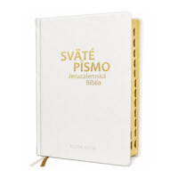 Sväté písmo - Jeruzalemská Biblia (veľký formát) biela obálka so zlatorezom