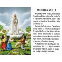 Obrázok lam. Fatima s modlitbou