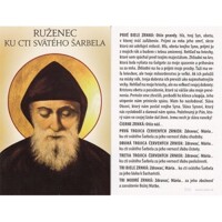 Obrázok lam. Ruženec ku cti svätého Šarbela