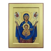 Ikona - Panna Mária, rozväzovačka uzlov
