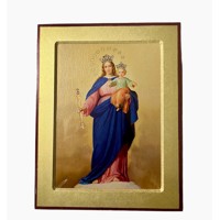 Ikona - Panna Mária Kráľovna Sveta