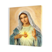Obraz na plátne - Nepoškvrnené Srdce Panny Márie