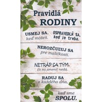 Tabuľka XL – Pravidlá rodiny