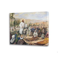 Obraz na plátne - Ježišov vstup do Jeruzalema, Kvetná nedeľa