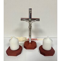 Komplet - kríž + svietniky