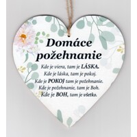 Drevené srdce: Domáce požehnanie