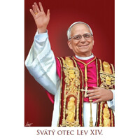 Obrázok lam.Svätý otec Lev XIV.