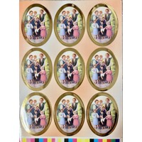 Nálepka bl.rodina Ulmovcov 