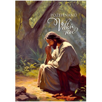 Pohľadnica veľkonočná s textom 3D efekt