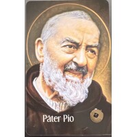 Kartička s relikviou - sv.PÁTER PIO