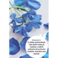 Pozdrav s citátom (B26-V13) Rimanom 5,5