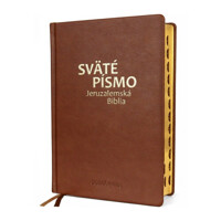 Sväté písmo - Jeruzalemská Biblia (veľký formát) hnedá obálka so zlatorezom
